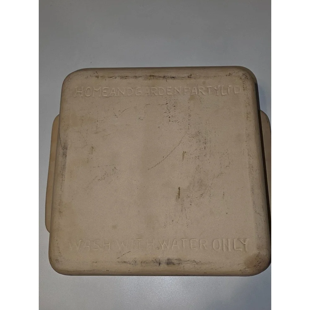 Home and Garden Party LTD 9 Inch Square Stoneware Baking Dish Terracotta